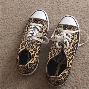 Cheetah Print Converse